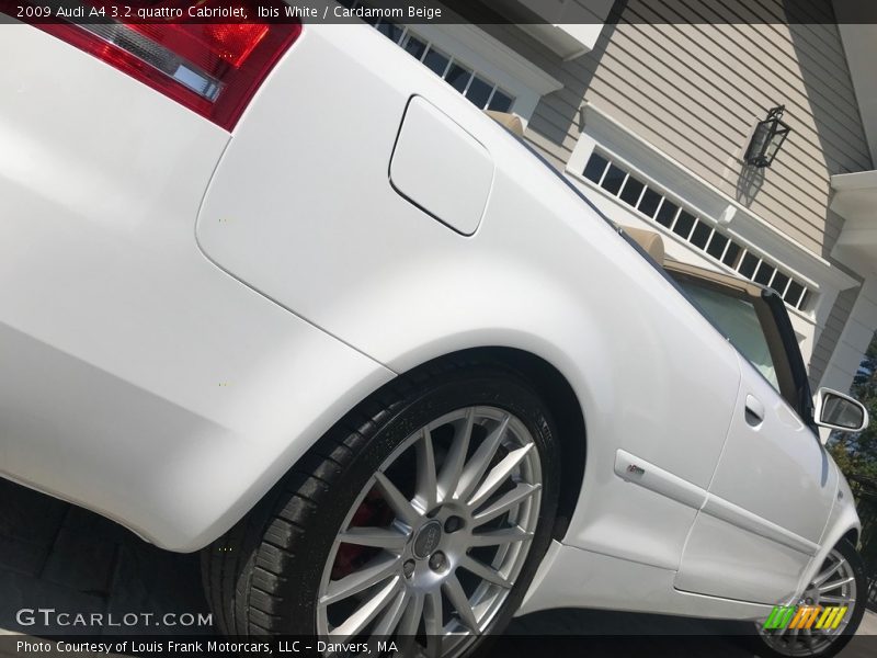 Ibis White / Cardamom Beige 2009 Audi A4 3.2 quattro Cabriolet