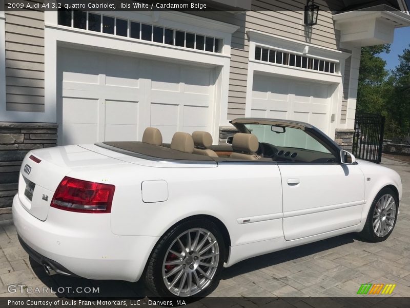 Ibis White / Cardamom Beige 2009 Audi A4 3.2 quattro Cabriolet