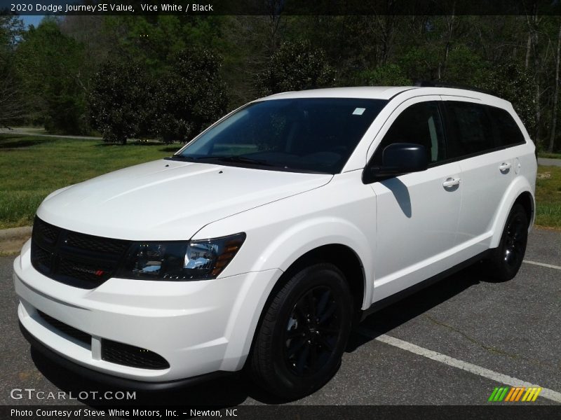 Vice White / Black 2020 Dodge Journey SE Value