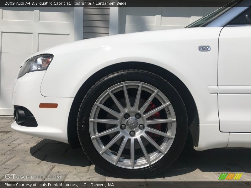 Ibis White / Cardamom Beige 2009 Audi A4 3.2 quattro Cabriolet