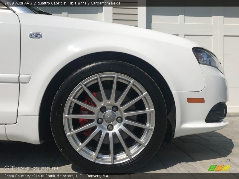 Ibis White / Cardamom Beige 2009 Audi A4 3.2 quattro Cabriolet