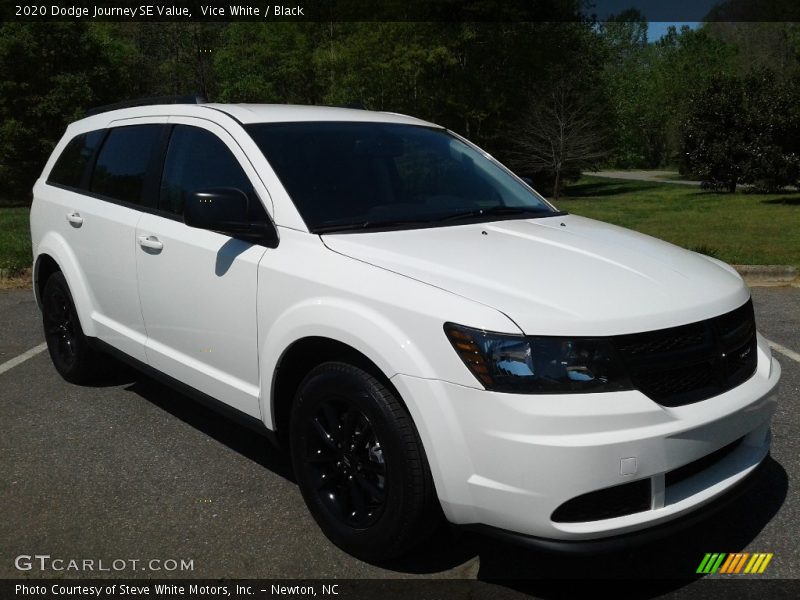 Vice White / Black 2020 Dodge Journey SE Value