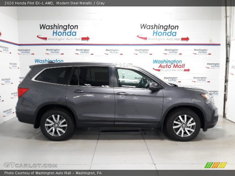 Modern Steel Metallic / Gray 2020 Honda Pilot EX-L AWD