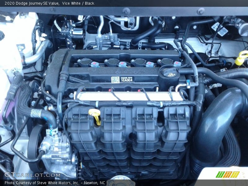 Vice White / Black 2020 Dodge Journey SE Value