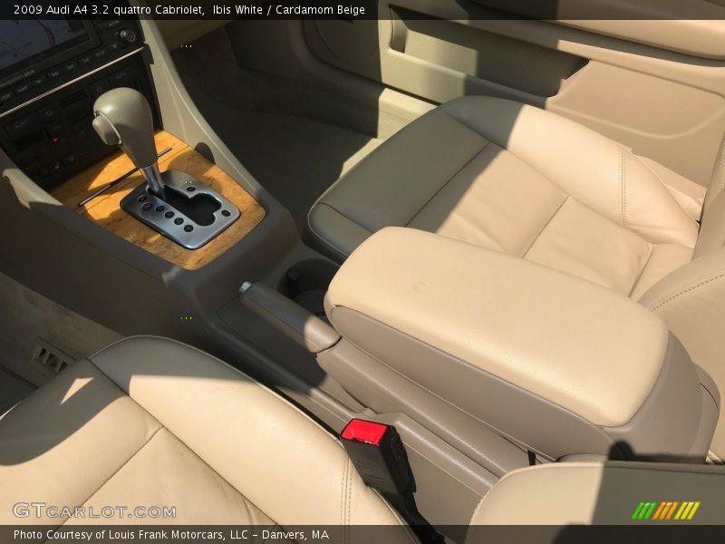 Ibis White / Cardamom Beige 2009 Audi A4 3.2 quattro Cabriolet