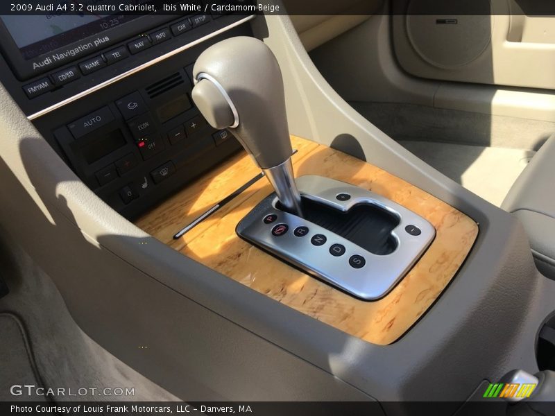 Ibis White / Cardamom Beige 2009 Audi A4 3.2 quattro Cabriolet