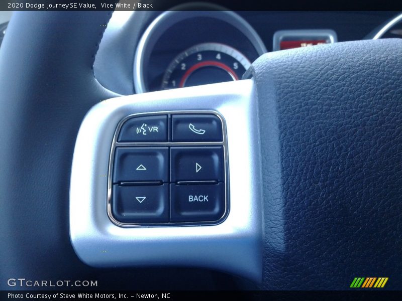 Vice White / Black 2020 Dodge Journey SE Value