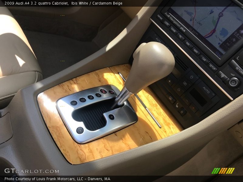 Ibis White / Cardamom Beige 2009 Audi A4 3.2 quattro Cabriolet