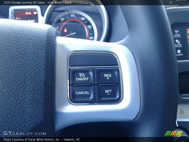 Vice White / Black 2020 Dodge Journey SE Value