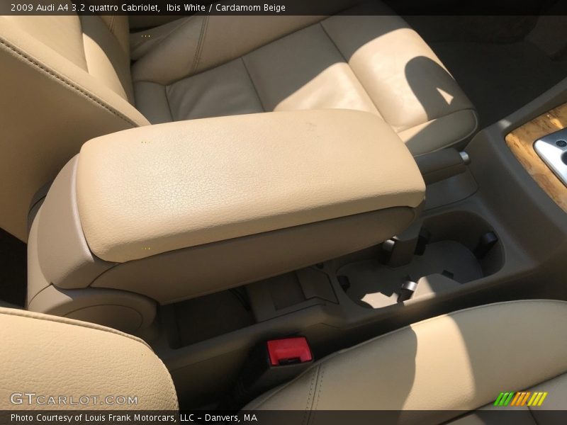 Ibis White / Cardamom Beige 2009 Audi A4 3.2 quattro Cabriolet