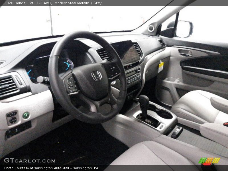 Modern Steel Metallic / Gray 2020 Honda Pilot EX-L AWD