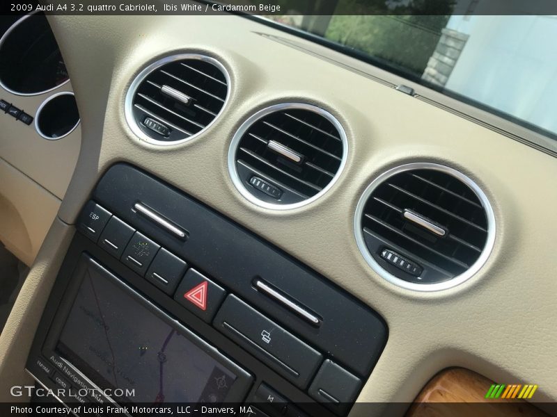 Ibis White / Cardamom Beige 2009 Audi A4 3.2 quattro Cabriolet