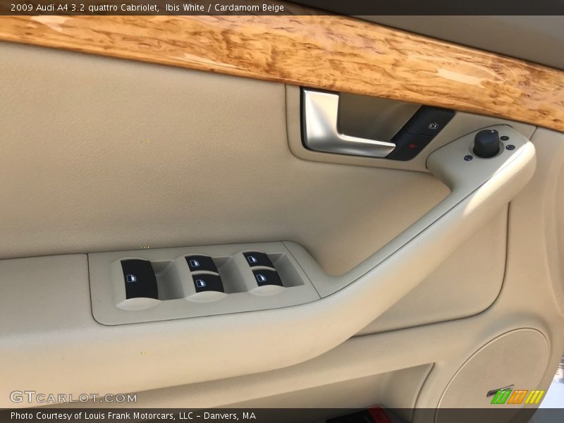 Ibis White / Cardamom Beige 2009 Audi A4 3.2 quattro Cabriolet