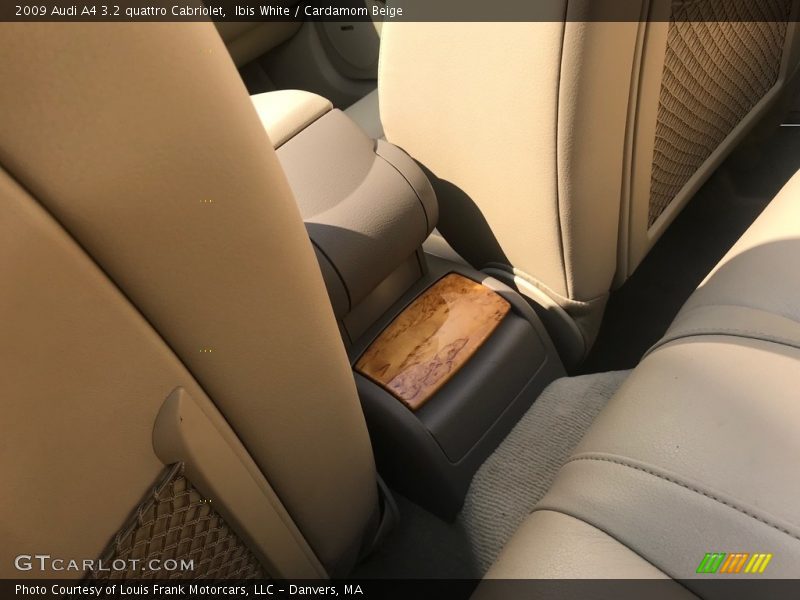 Ibis White / Cardamom Beige 2009 Audi A4 3.2 quattro Cabriolet