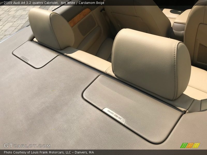 Ibis White / Cardamom Beige 2009 Audi A4 3.2 quattro Cabriolet
