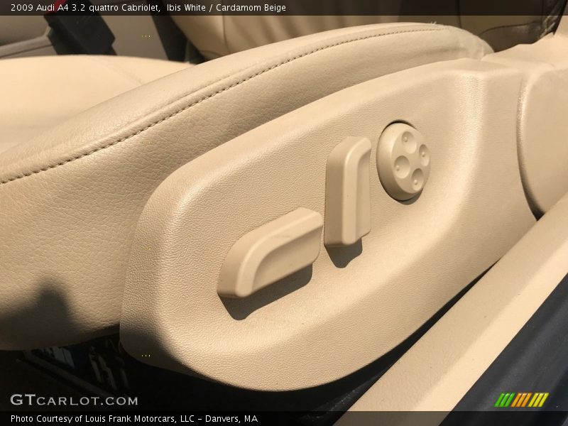 Ibis White / Cardamom Beige 2009 Audi A4 3.2 quattro Cabriolet