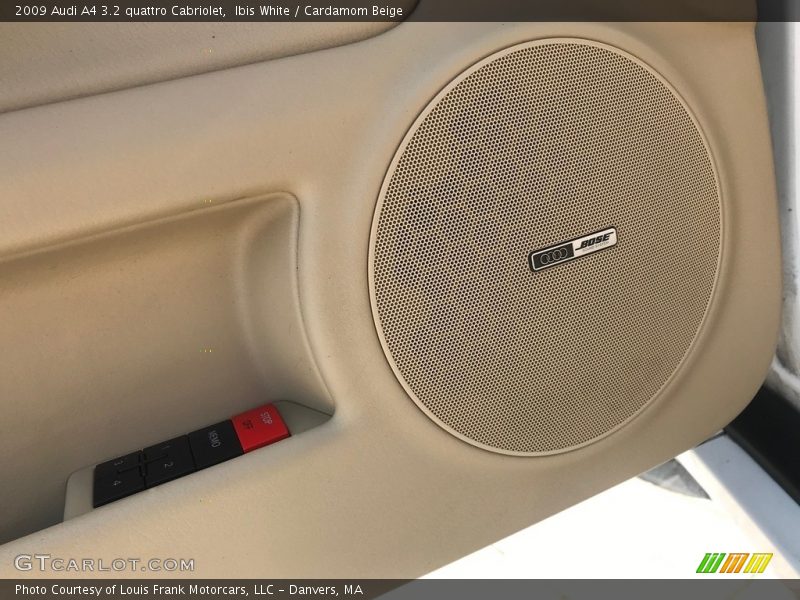 Ibis White / Cardamom Beige 2009 Audi A4 3.2 quattro Cabriolet