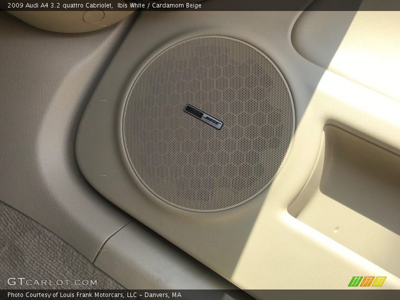 Ibis White / Cardamom Beige 2009 Audi A4 3.2 quattro Cabriolet