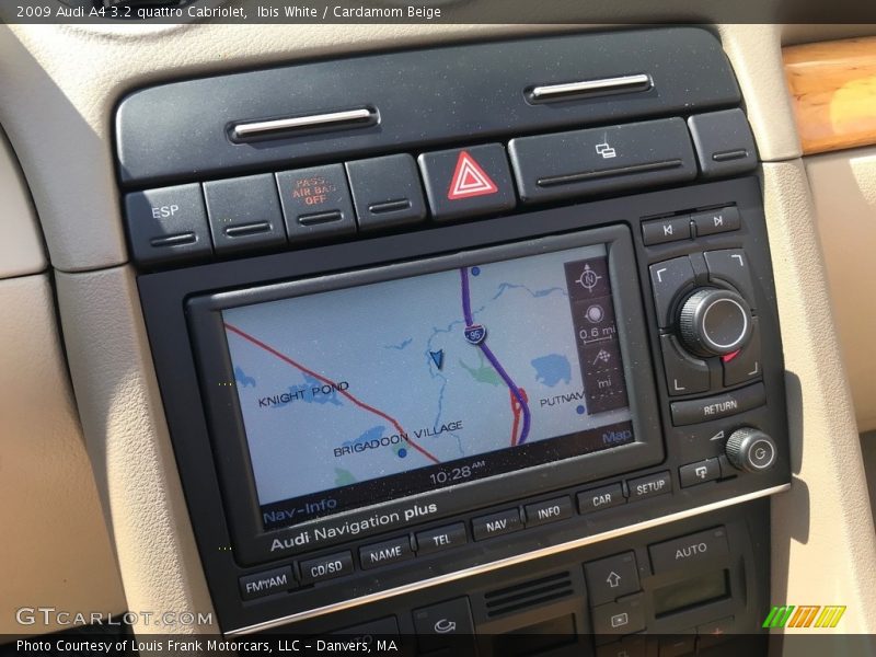 Ibis White / Cardamom Beige 2009 Audi A4 3.2 quattro Cabriolet