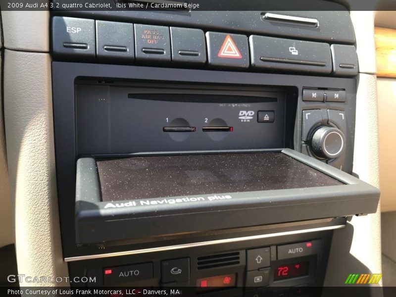 Ibis White / Cardamom Beige 2009 Audi A4 3.2 quattro Cabriolet