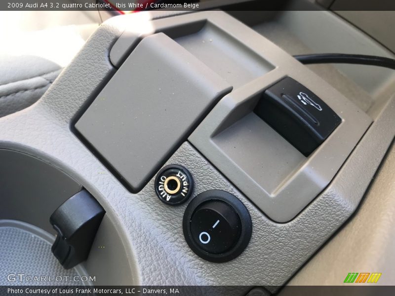 Ibis White / Cardamom Beige 2009 Audi A4 3.2 quattro Cabriolet