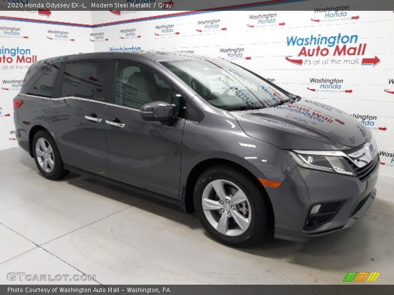Modern Steel Metallic / Gray 2020 Honda Odyssey EX-L
