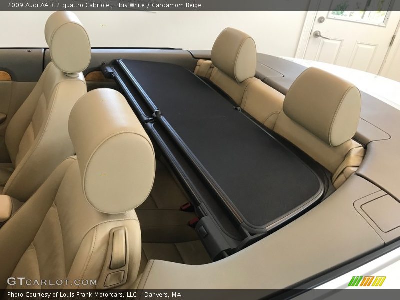 Ibis White / Cardamom Beige 2009 Audi A4 3.2 quattro Cabriolet
