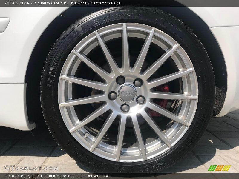Ibis White / Cardamom Beige 2009 Audi A4 3.2 quattro Cabriolet