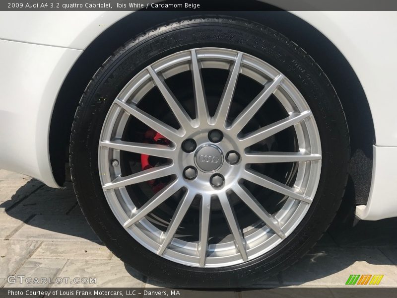 Ibis White / Cardamom Beige 2009 Audi A4 3.2 quattro Cabriolet