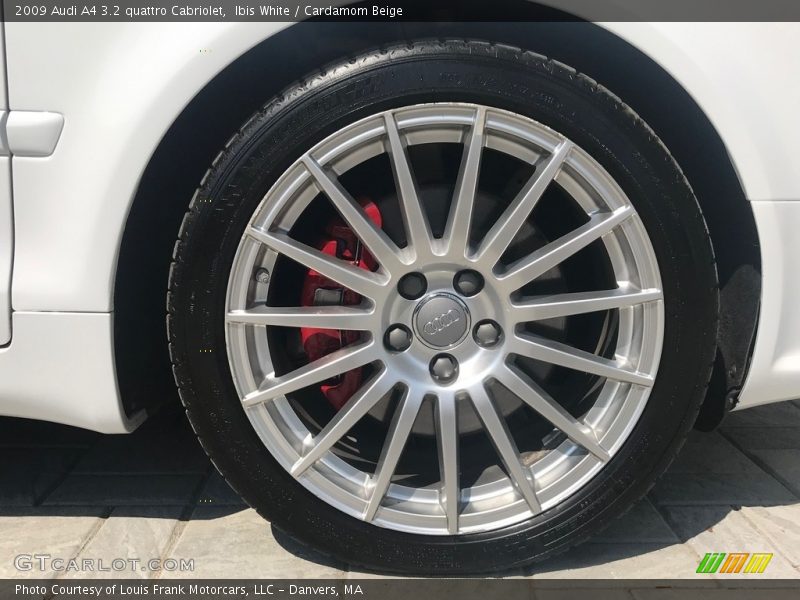 Ibis White / Cardamom Beige 2009 Audi A4 3.2 quattro Cabriolet