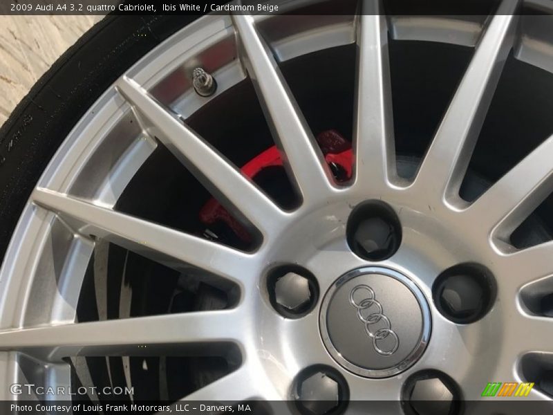 Ibis White / Cardamom Beige 2009 Audi A4 3.2 quattro Cabriolet