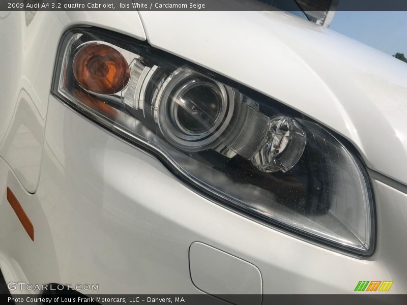 Ibis White / Cardamom Beige 2009 Audi A4 3.2 quattro Cabriolet