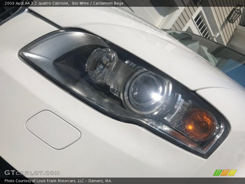 Ibis White / Cardamom Beige 2009 Audi A4 3.2 quattro Cabriolet