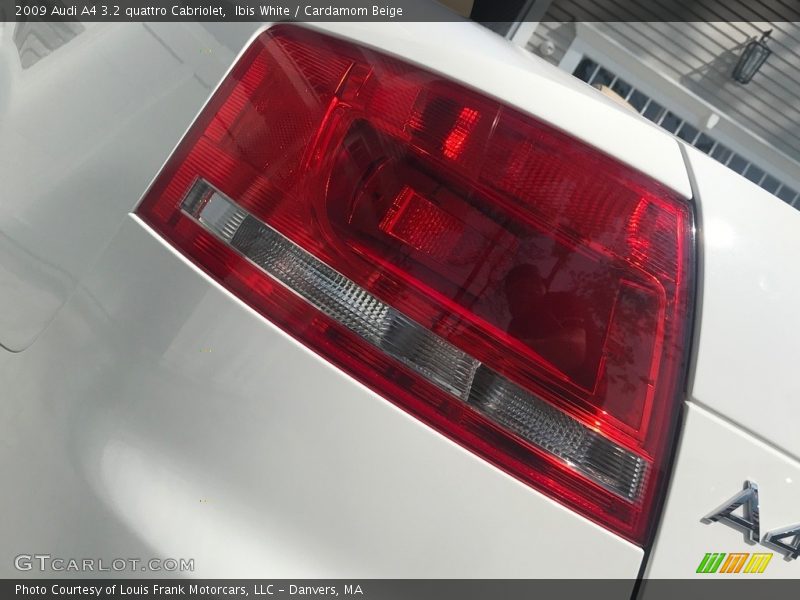 Ibis White / Cardamom Beige 2009 Audi A4 3.2 quattro Cabriolet