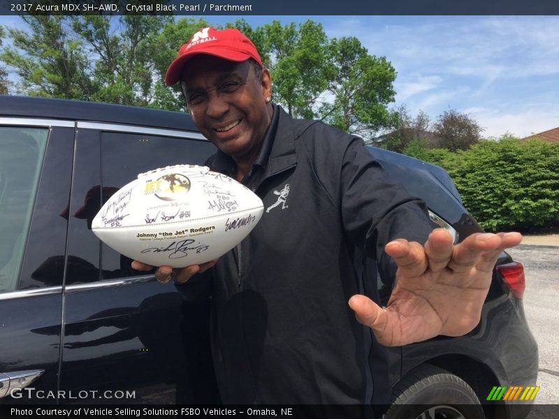 Crystal Black Pearl / Parchment 2017 Acura MDX SH-AWD