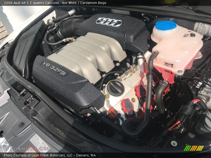 Ibis White / Cardamom Beige 2009 Audi A4 3.2 quattro Cabriolet