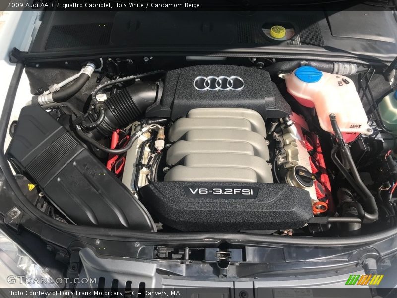 Ibis White / Cardamom Beige 2009 Audi A4 3.2 quattro Cabriolet