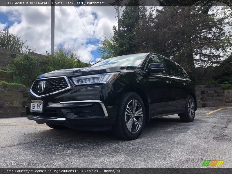 Crystal Black Pearl / Parchment 2017 Acura MDX SH-AWD