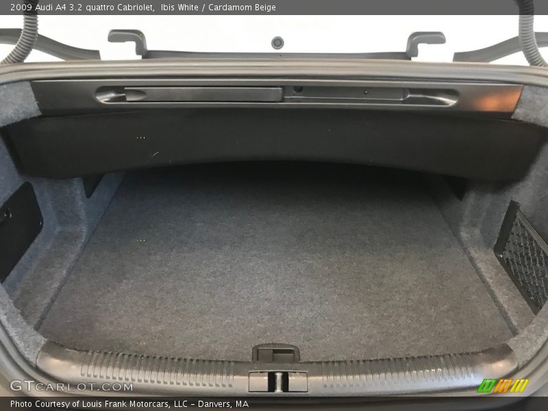 Ibis White / Cardamom Beige 2009 Audi A4 3.2 quattro Cabriolet