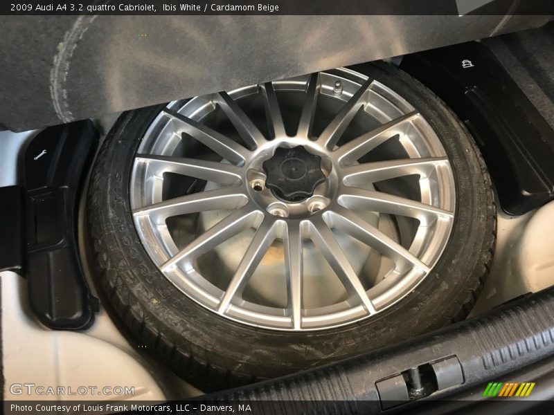 Ibis White / Cardamom Beige 2009 Audi A4 3.2 quattro Cabriolet
