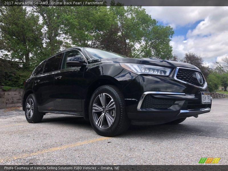 Crystal Black Pearl / Parchment 2017 Acura MDX SH-AWD