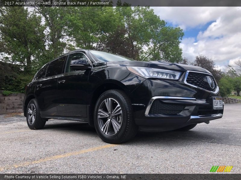 Crystal Black Pearl / Parchment 2017 Acura MDX SH-AWD