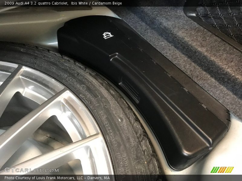 Ibis White / Cardamom Beige 2009 Audi A4 3.2 quattro Cabriolet
