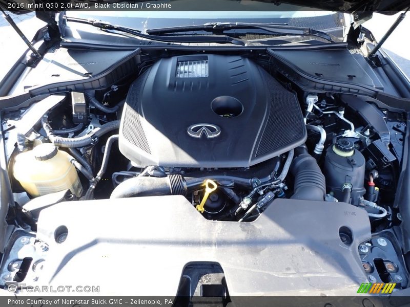 Black Obsidian / Graphite 2016 Infiniti Q50 2.0t AWD