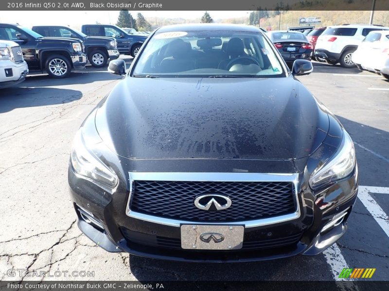 Black Obsidian / Graphite 2016 Infiniti Q50 2.0t AWD