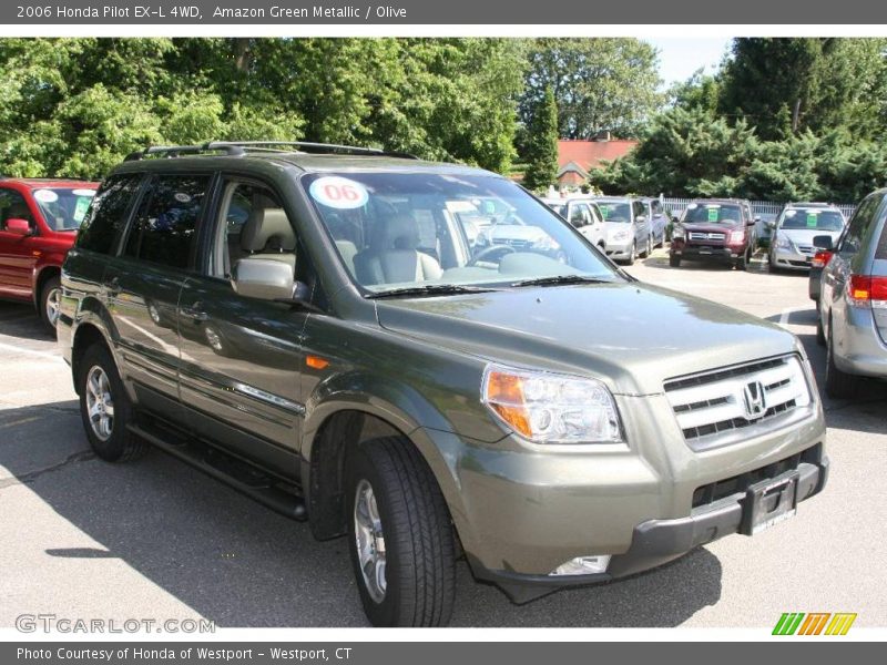 Amazon Green Metallic / Olive 2006 Honda Pilot EX-L 4WD