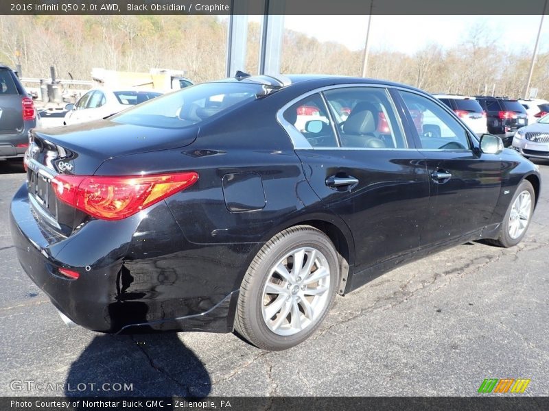 Black Obsidian / Graphite 2016 Infiniti Q50 2.0t AWD