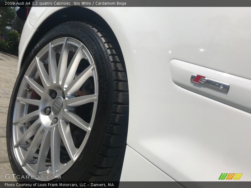 Ibis White / Cardamom Beige 2009 Audi A4 3.2 quattro Cabriolet