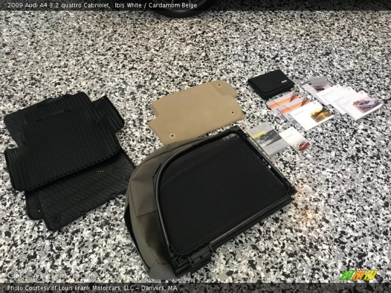 Ibis White / Cardamom Beige 2009 Audi A4 3.2 quattro Cabriolet
