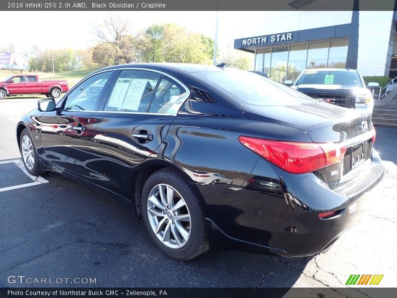 Black Obsidian / Graphite 2016 Infiniti Q50 2.0t AWD
